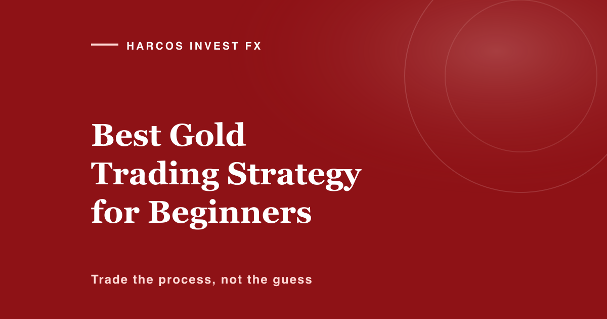 Best gold trading strategy for beginners, the four decision plan card from HARCOS INVEST FX